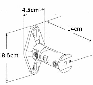 Maclean Brackets MC-528 - Mit 2 Halterungen in jedem Set