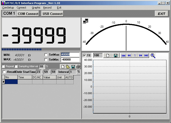 Uni-T UT-71A Universal-Digitalmessgerät mit LCD-Bildschirm