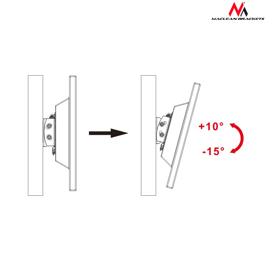 Wandhalterung 13-23" TV Halterung VESA Maclean MC-596