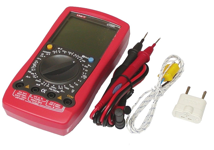 Das professionelle Digital-Messgerät UT58C - UNI-T UT58C von Uni-t ist ein universelles Multimeter mit einer Reihe von Messfunktionen.