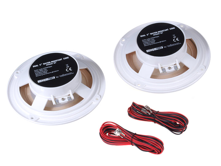 Velleman-Lautsprecher, Decke, 5", 80W, 8Ohm wasserdicht, 2 Stück, VDSWPS5N