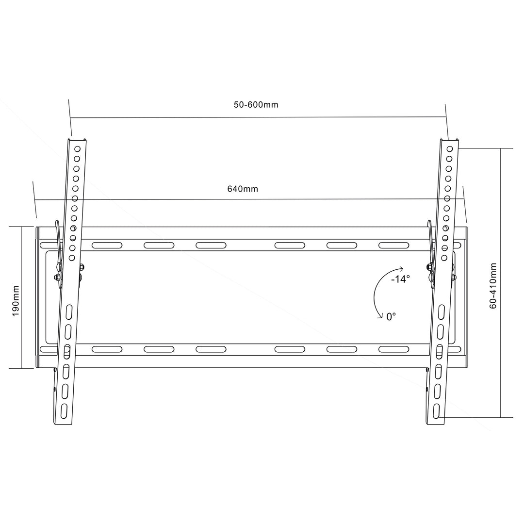 Wandhalterung LCD LED Plasma TV FernseherMC-605N Maclean