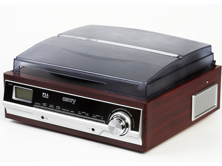 Grammophon + FM-Radio CAMRY Klassischer Retro-Stil HOME AUDIO 3-Gang-Plattenspieler