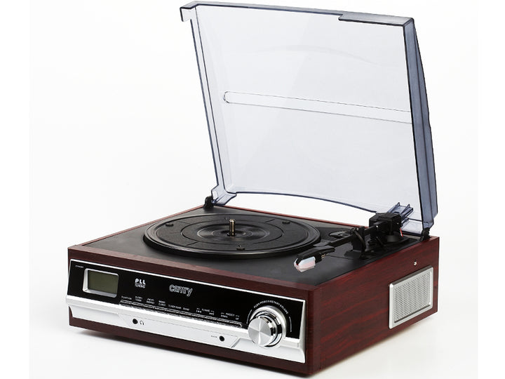Grammophon + FM-Radio CAMRY Klassischer Retro-Stil HOME AUDIO 3-Gang-Plattenspieler