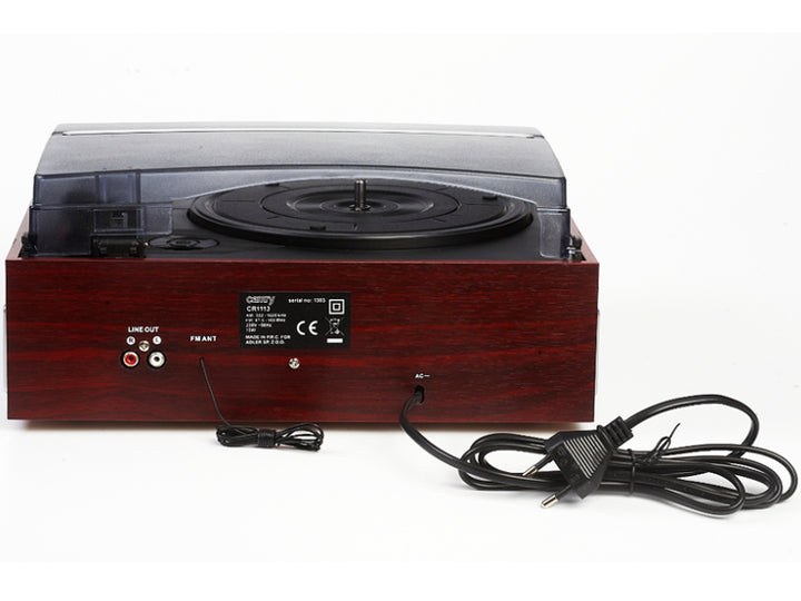 Grammophon + FM-Radio CAMRY Klassischer Retro-Stil HOME AUDIO 3-Gang-Plattenspieler