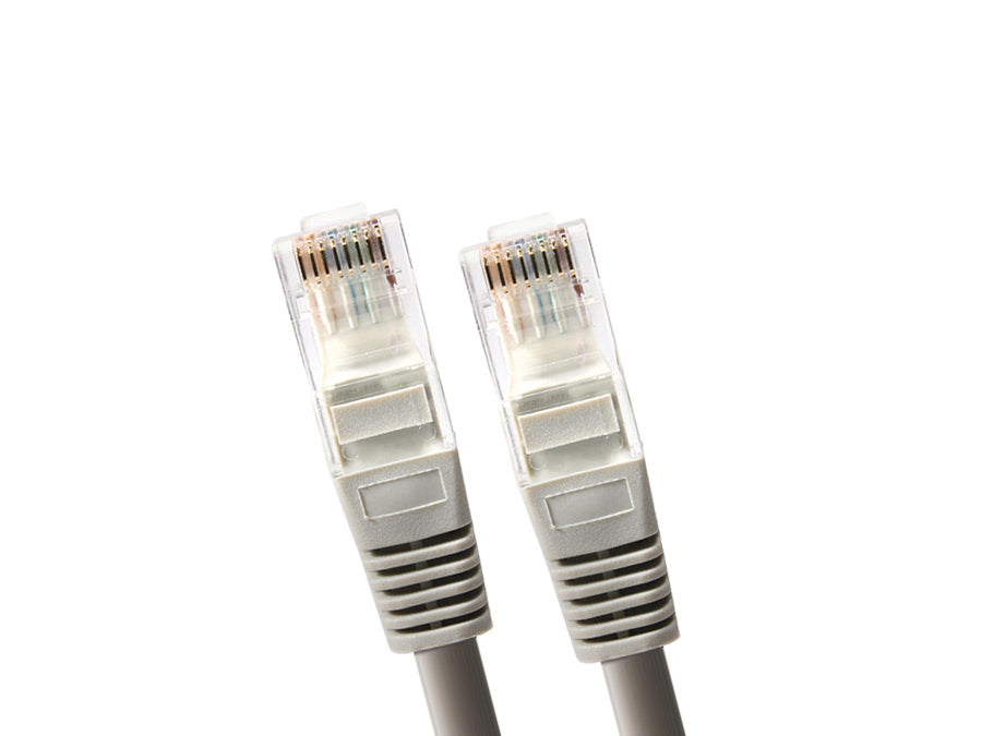 UTP LAN CAT6 Netzwerkkabel, abgeschlossen mit RJ45 Steckern, grau - 5.0m