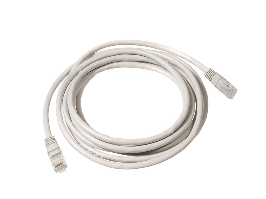 UTP LAN CAT6 Netzwerkkabel, abgeschlossen mit RJ45 Steckern, grau - 5.0m