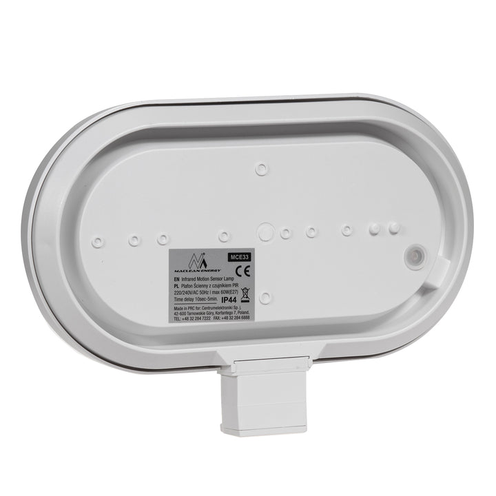 Maclean Wandleuchte, mit PIR-Sensor, max. 60W, 180°, MCE33 W