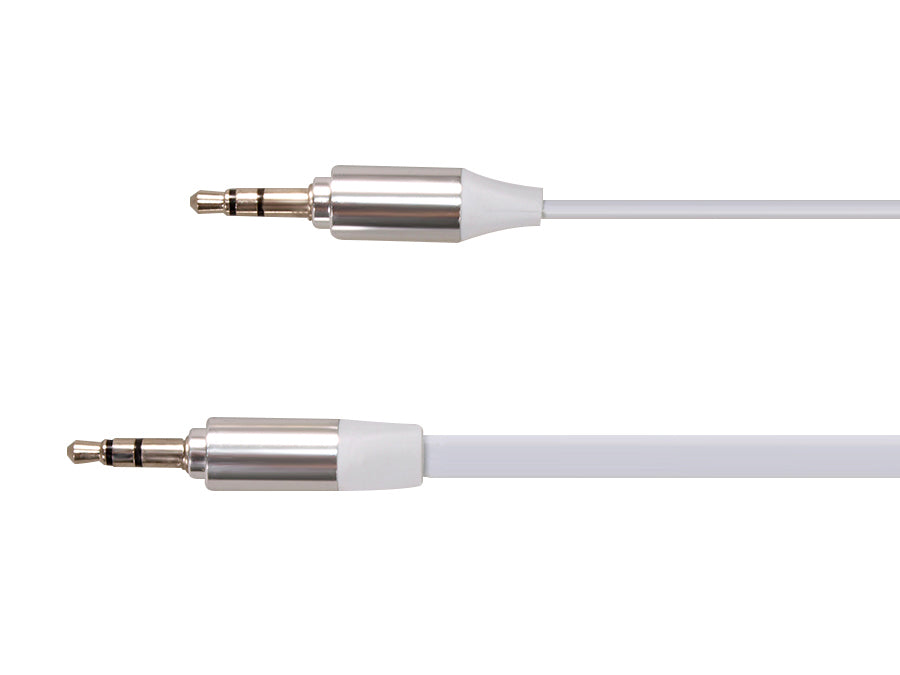 Maclean MCTV-694 W Hochwertiges Klinke 3,5mm - Klinke 3,5mm mini STEREO Kabel 1m