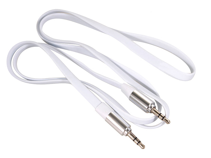 Maclean MCTV-694 W Hochwertiges Klinke 3,5mm - Klinke 3,5mm mini STEREO Kabel 1m