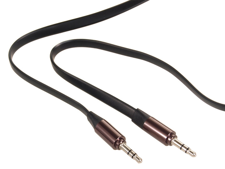 Hochwertiges STEREO 2m Klinkenkabel 3,5 mm - 3,5 mm Klinke MCTV-695 B 2m