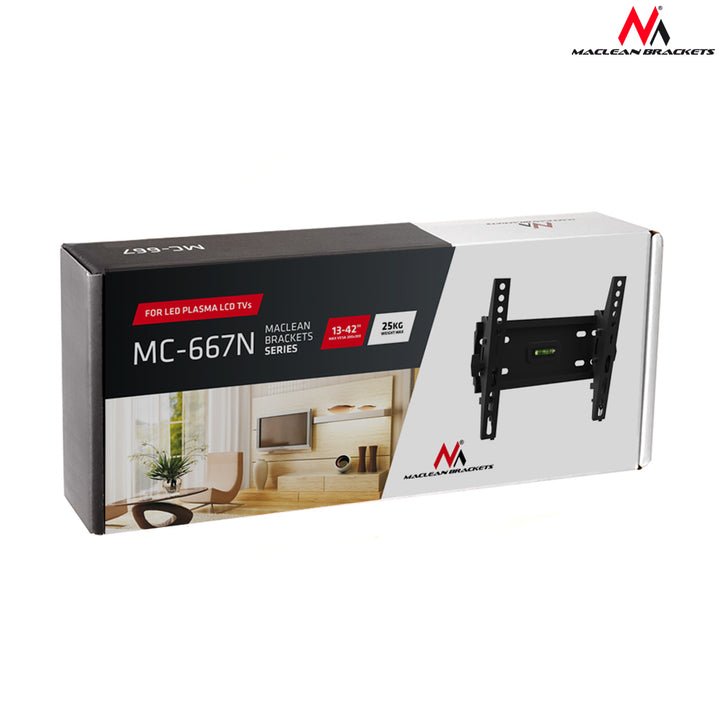 MC-667 Maclean TV Halterung 23-42"  bis 25kg Schwarz