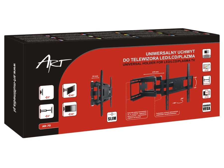 Armhalterung für TV LED / LCD / Plasma 23-55 "45kg AR-70 Art