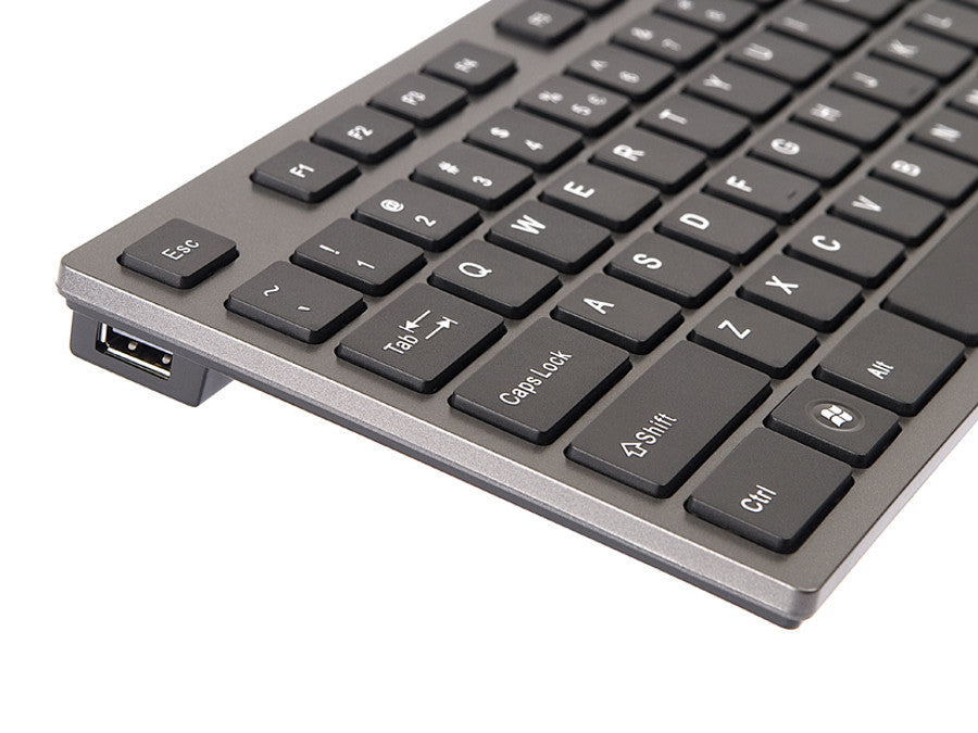 Tastatur KV-300H Slim USB Hub USB A4-Tech ultra flach