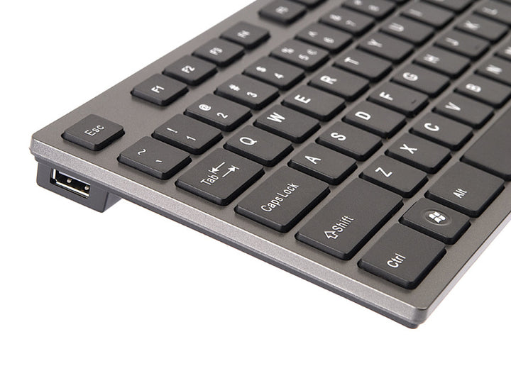 Tastatur KV-300H Slim USB Hub USB A4-Tech ultra flach