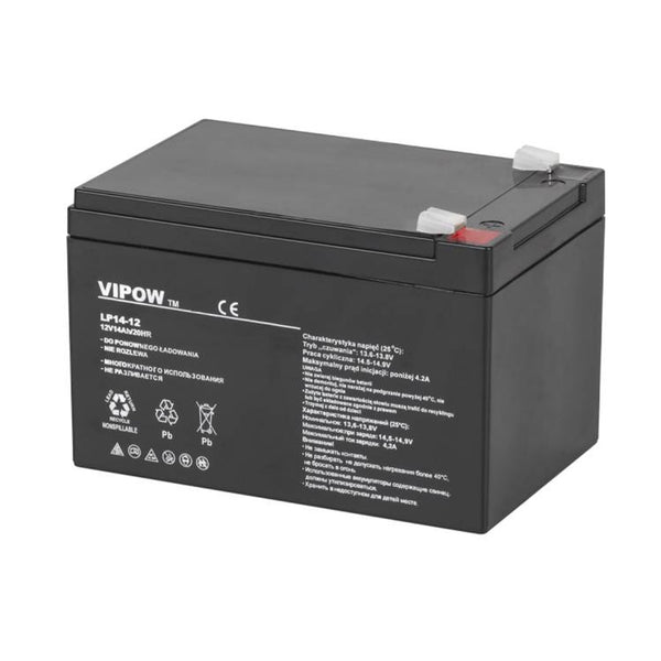 VIPOW 12V 14Ah Gel Batterie Solide Produktqualität