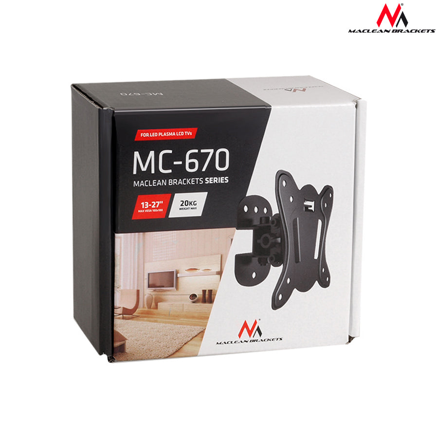 Maclean MC-670 Wandhalterung für Monitor/LED/PLASMA/LCD