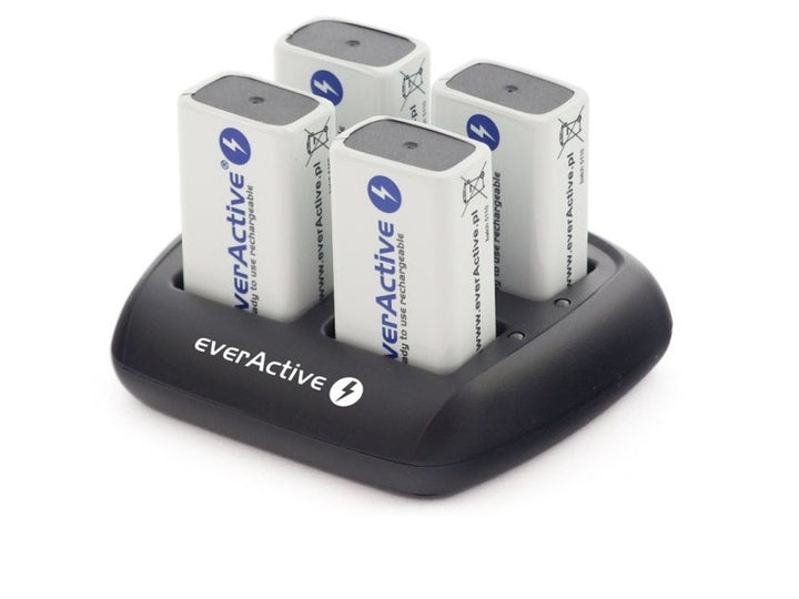 EverActive NC-109 Ladegerät für 9V 4x 100mA Batterien max