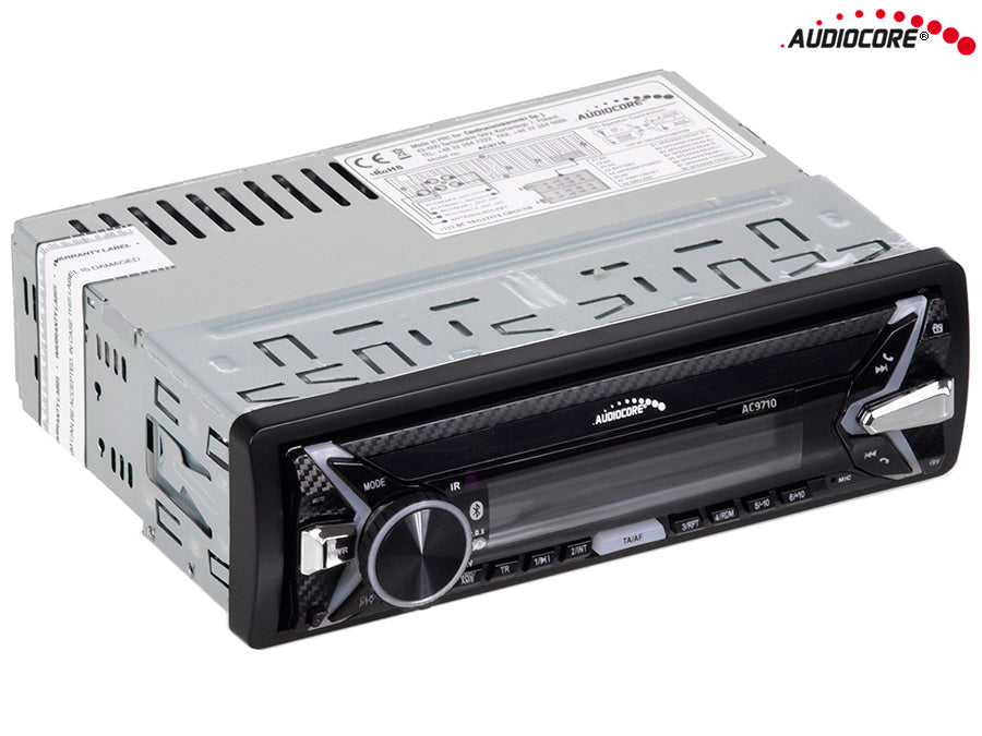 Autoradio Bluetooth Panel Mehrfarbig MP3 / WMA / USB / RDS / SD ISO Audiocore AC9710 B