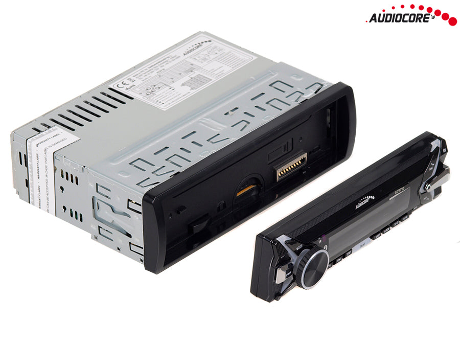 Autoradio Bluetooth Panel Mehrfarbig MP3 / WMA / USB / RDS / SD ISO Audiocore AC9710 B