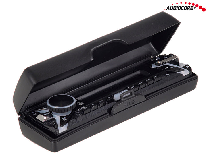 Autoradio Bluetooth Panel Mehrfarbig MP3 / WMA / USB / RDS / SD ISO Audiocore AC9710 B