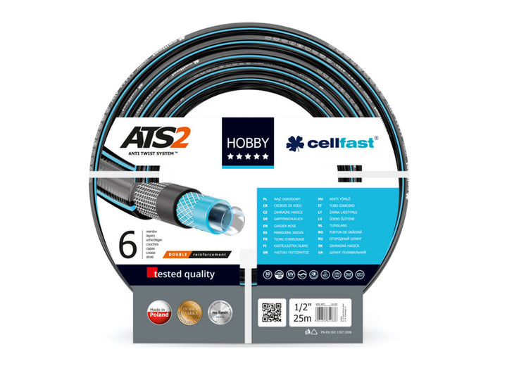 Gartenschlauch Hobby ATS2 1/2" 25m - 6-lagiger Gartenwasserschlauch