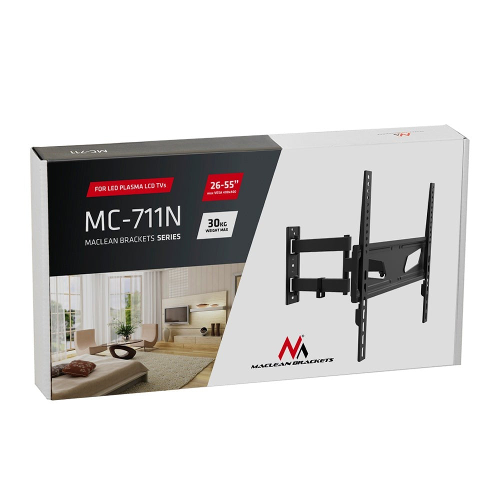 TV-Halter 26-55 "Maclean MC-711N 30kg, max. Vesa 400x400