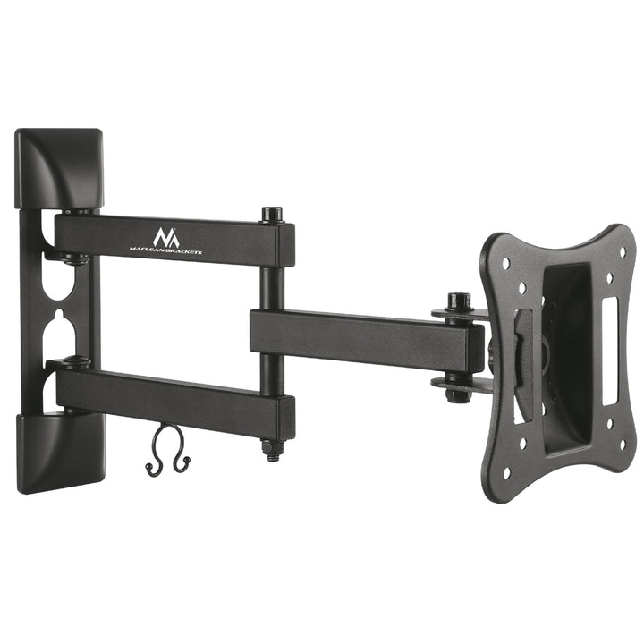 Universal Wandhalterung für TV oder Monitor 13 "- 27" max 15 kg Universal Schwarz Solide 100x100 Maclean MC-719