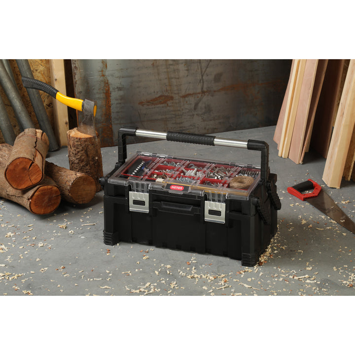 Werkzeugkasten 22 "KETER Cantilever Pro schwarz