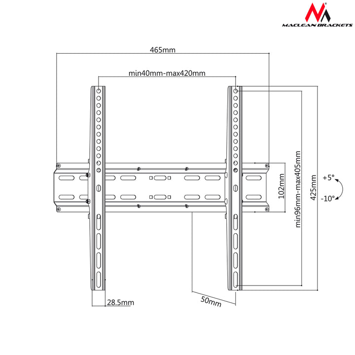 Maclean Brackets MC-748 Fernseher Wandhalterung 32" - 70" Zoll