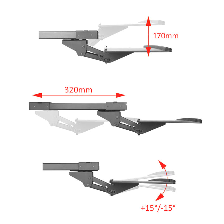 Maclean Brackets Tastatur und Maus Schreibtisch Halterung