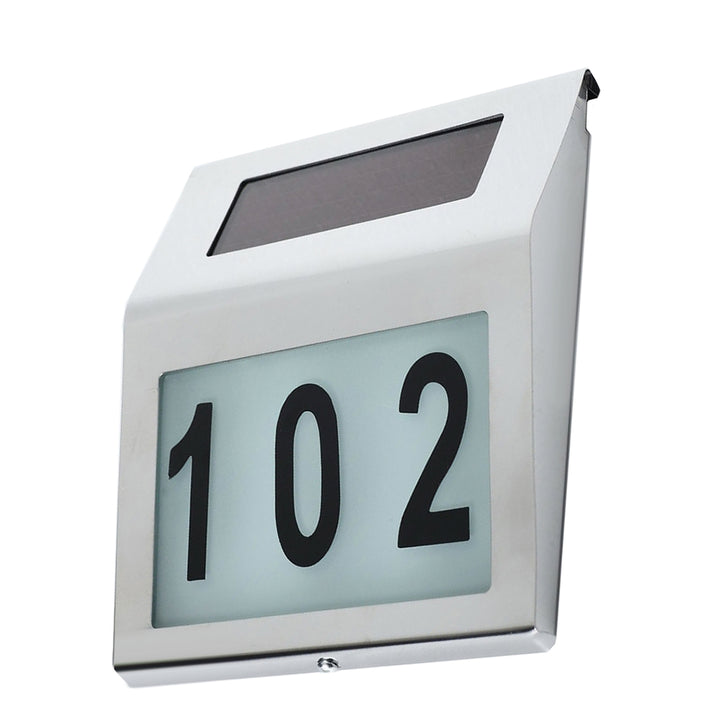 LED-Solar-Hausnummernleuchte Maclean Energy MCE172