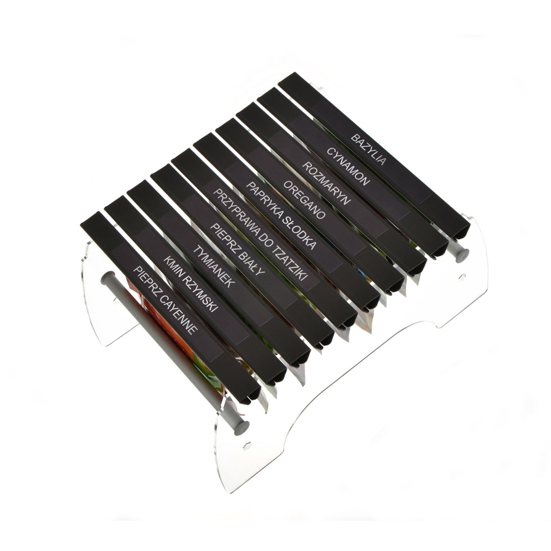 Flaschen-Behälter-hoher Halter-organischer Gewürz-Taschen-Organisator 10 Fächer frische Gewürze