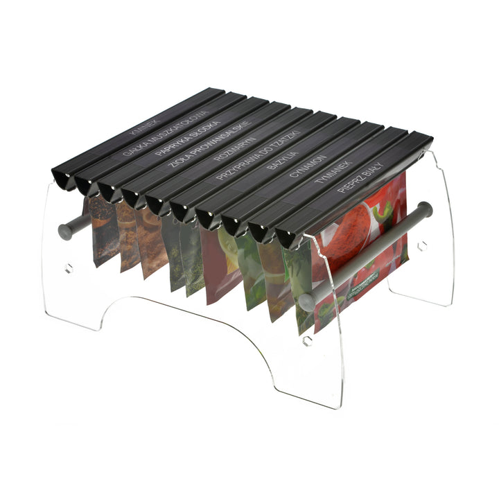 Flaschen-Behälter-hoher Halter-organischer Gewürz-Taschen-Organisator 10 Fächer frische Gewürze