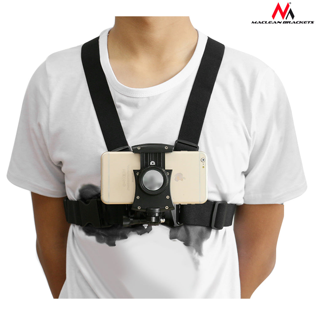 MC-773 Brustgurthalterung Sportträger Handy Kamera Halter