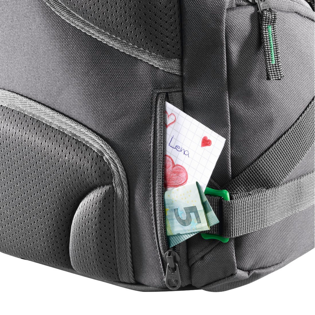 HAMA Coocazoo Carrylarry II Schulrucksack mit karierten Schrauben