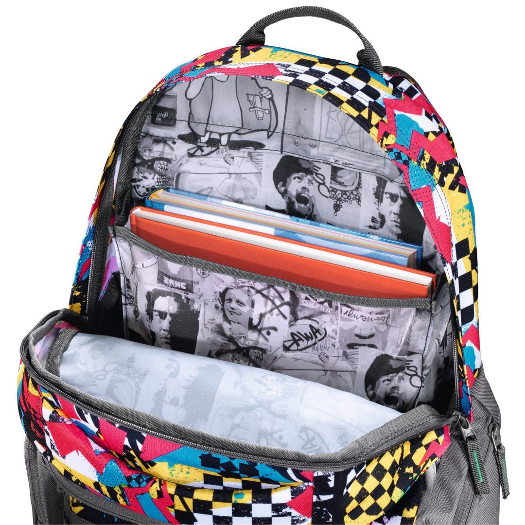 HAMA Coocazoo Carrylarry II Schulrucksack mit karierten Schrauben