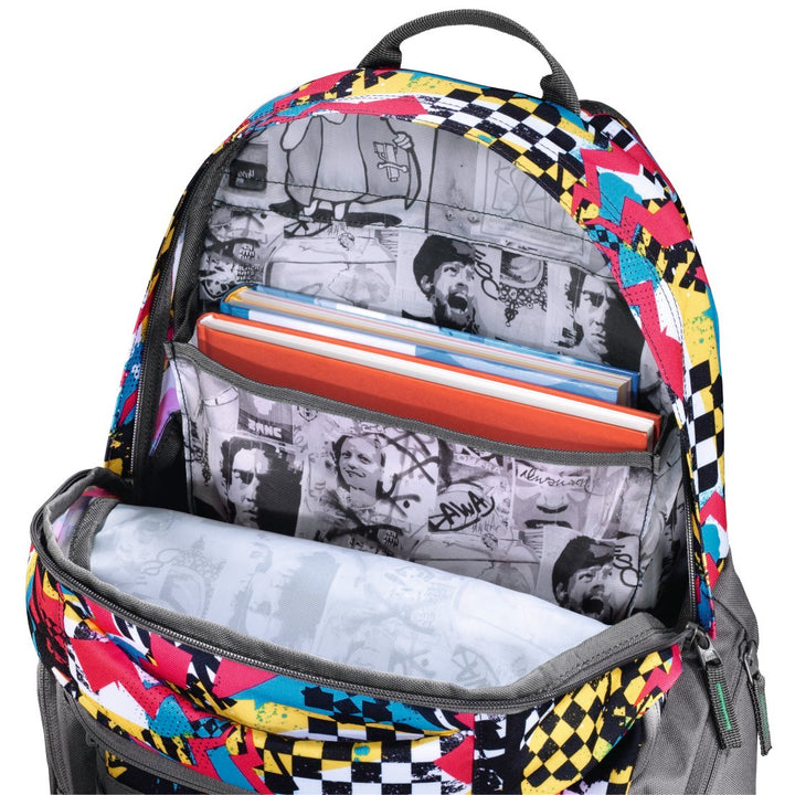 HAMA Coocazoo Carrylarry II Schulrucksack mit karierten Schrauben
