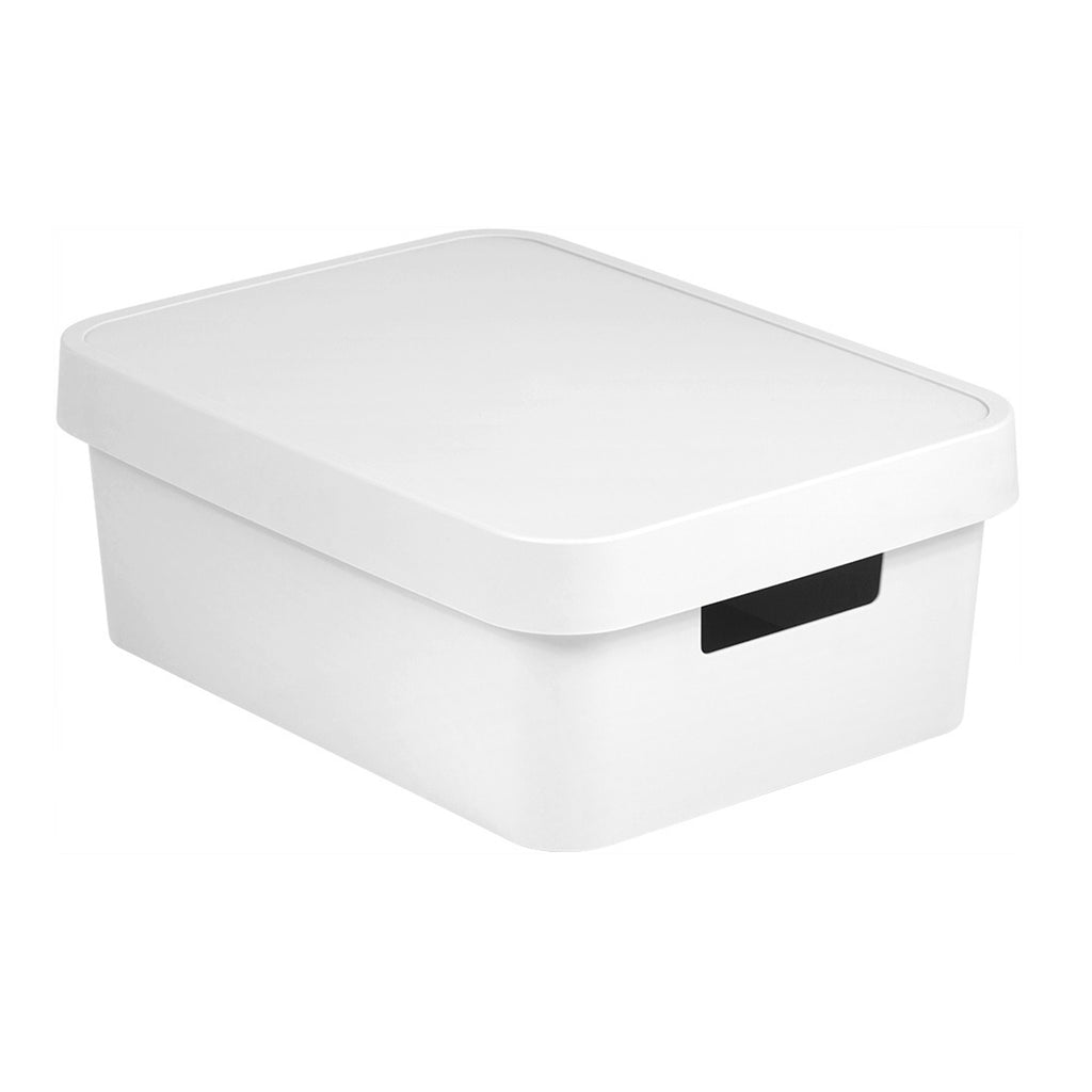 Aufbewahrungsbox mit Deckel Curver Infinity 11L weiß – Euroelectronics DE