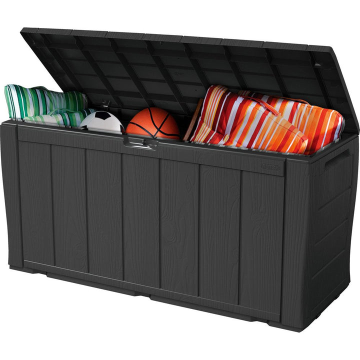 Keter Sherwood 270L  Gartenbox Aufbewahrung Anthrazit