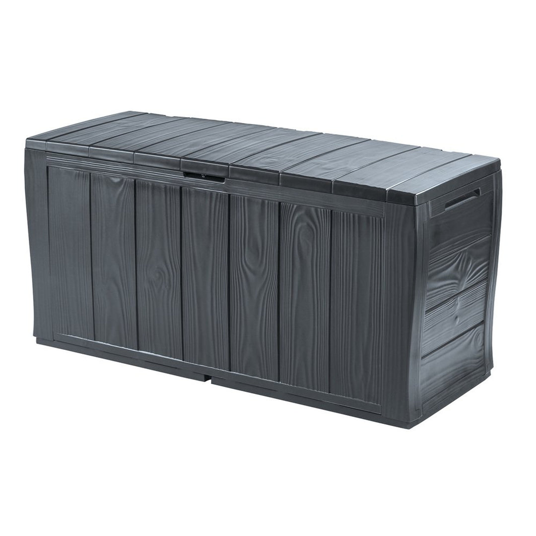 Keter Sherwood 270L Gartenbox Aufbewahrung Anthrazit – Euroelectronics DE