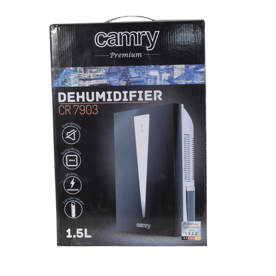 Luftentfeuchter schwarz und weiß Camry CR 7903 100W 30m2