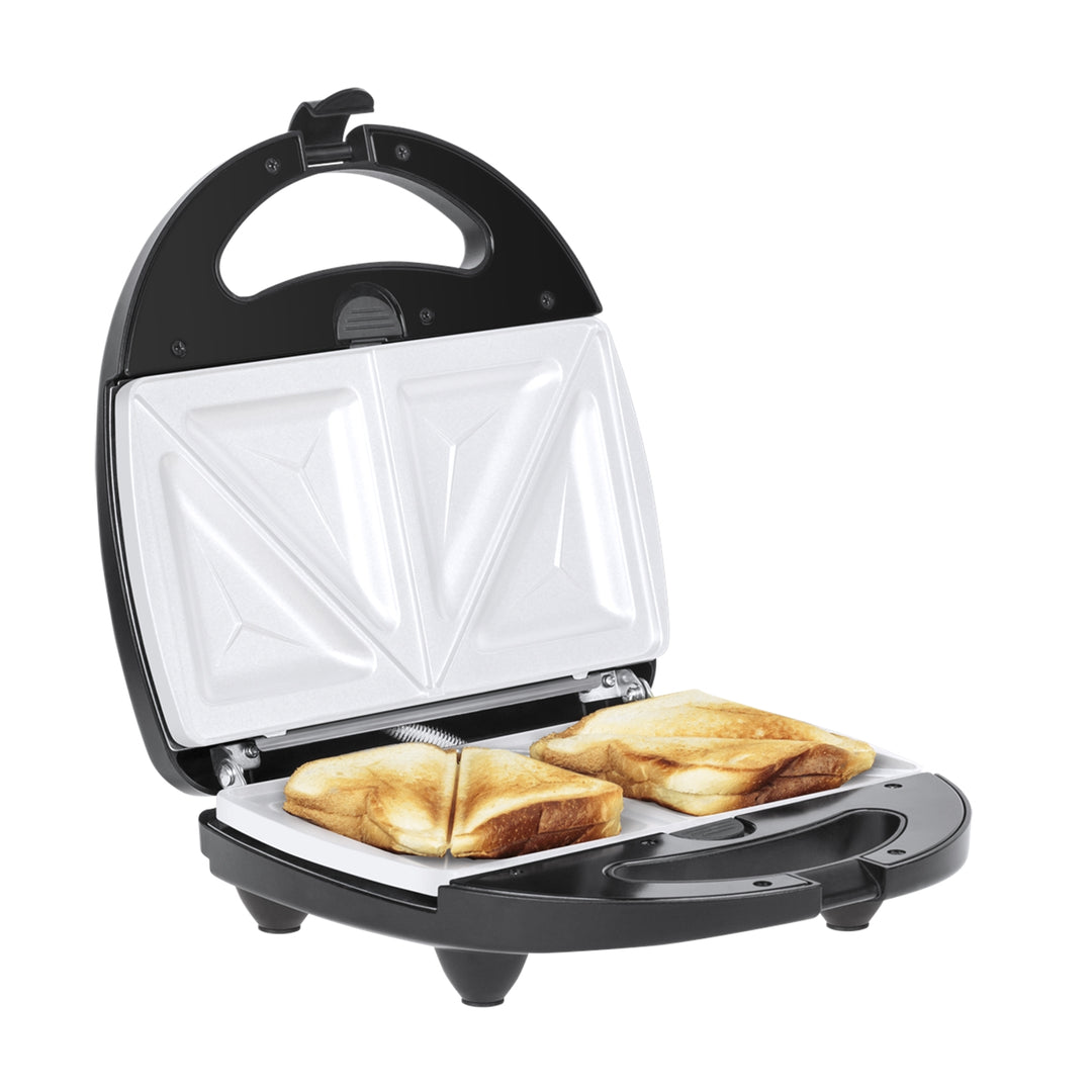 Sandwichmaker 3 in 1, Waffeleisen, Grillen Silber/schwarz Teesa TSA3221