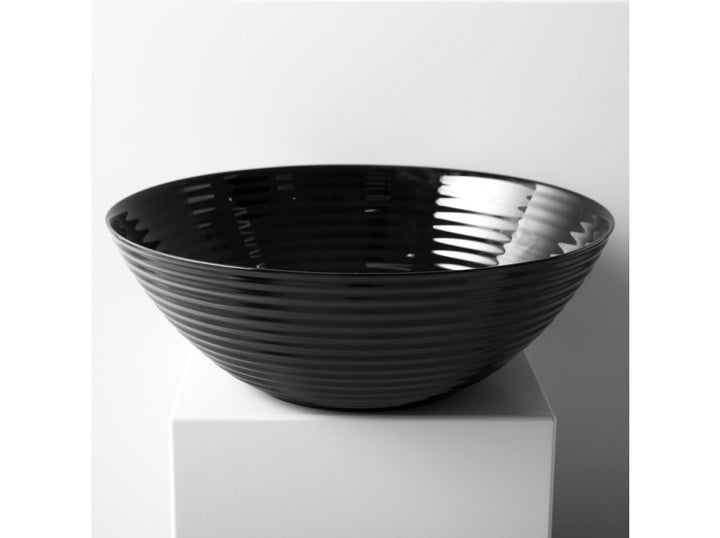 Runde Dessertteller / Salatschüssel 27cm Luminarc Harena schwarz