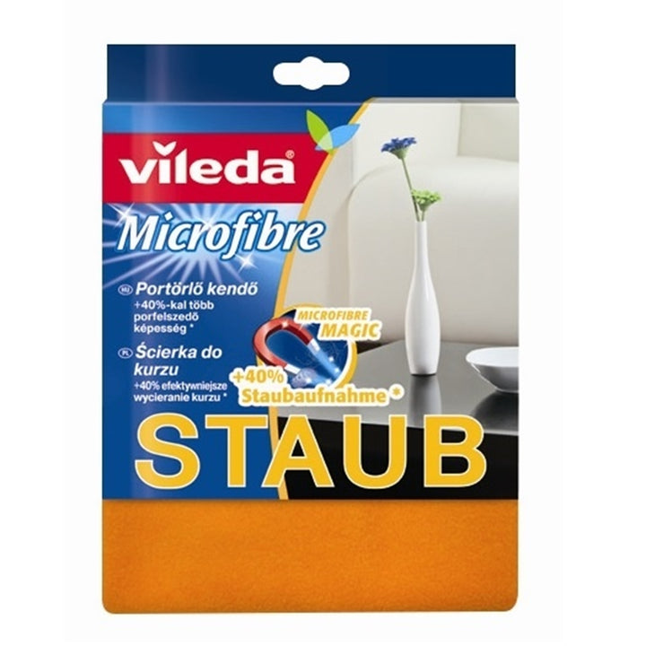 Vileda Staubtuch +40%Staubaufnahme Mikrofasertuch Staub