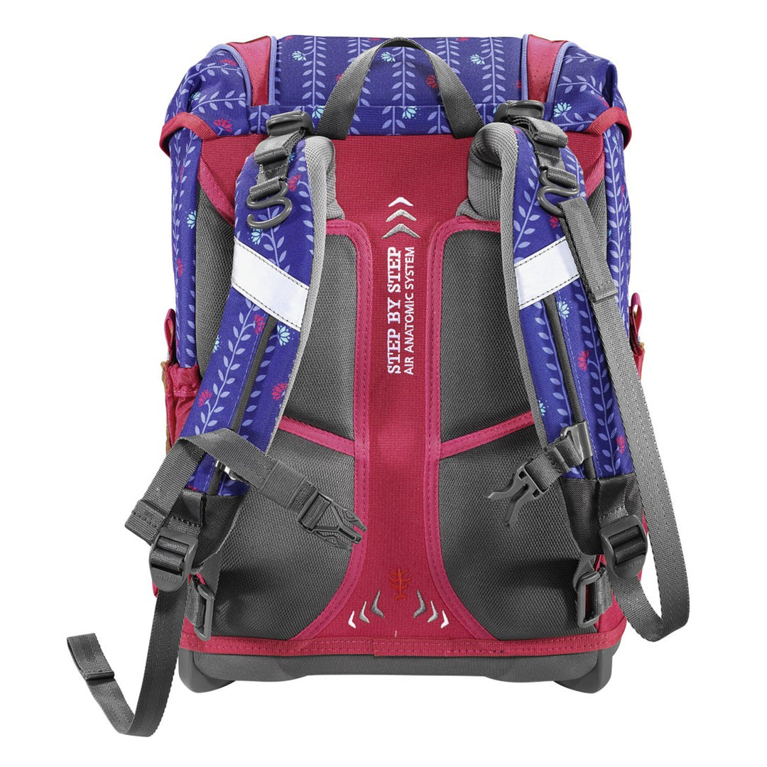 Ein 4-teiliger Set: Rucksack, Schuhbeutel, Mäppchen mit Zubehör, Toobox