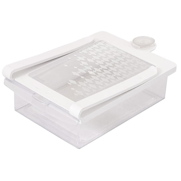 Kühlschrank Schublade Organizer mit Saugnapf Regal Halter Box Aufbewahrungsbox BPA Frei