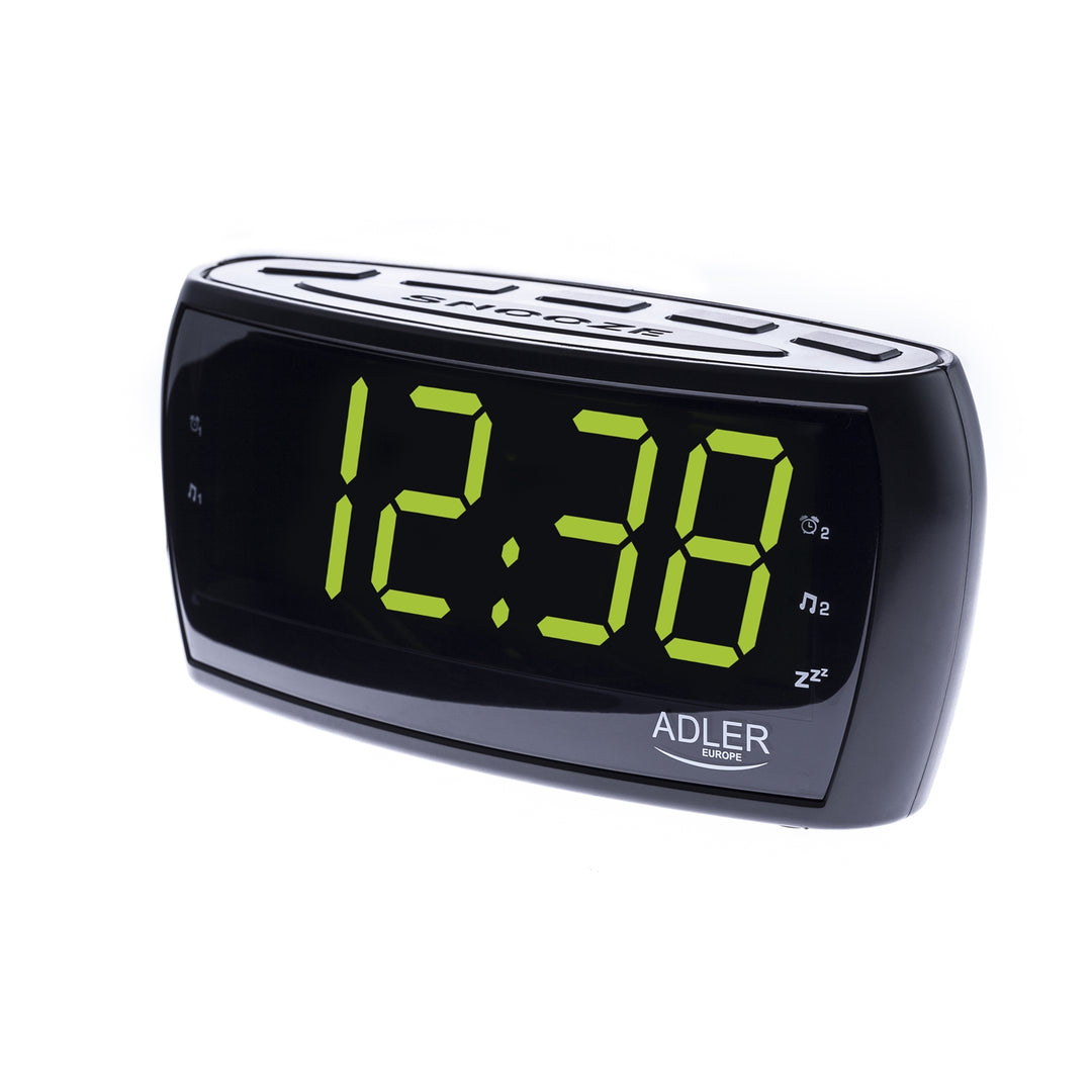 Radiowecker Uhrenradio Uhr Wecker AM/FM Radio Helligkeitsregler mit extra großem Display