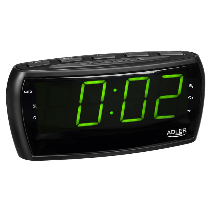 Radiowecker Uhrenradio Uhr Wecker AM/FM Radio Helligkeitsregler mit extra großem Display