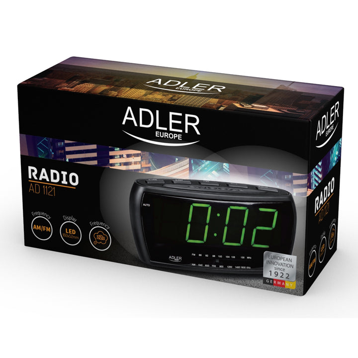 Radiowecker Uhrenradio Uhr Wecker AM/FM Radio Helligkeitsregler mit extra großem Display